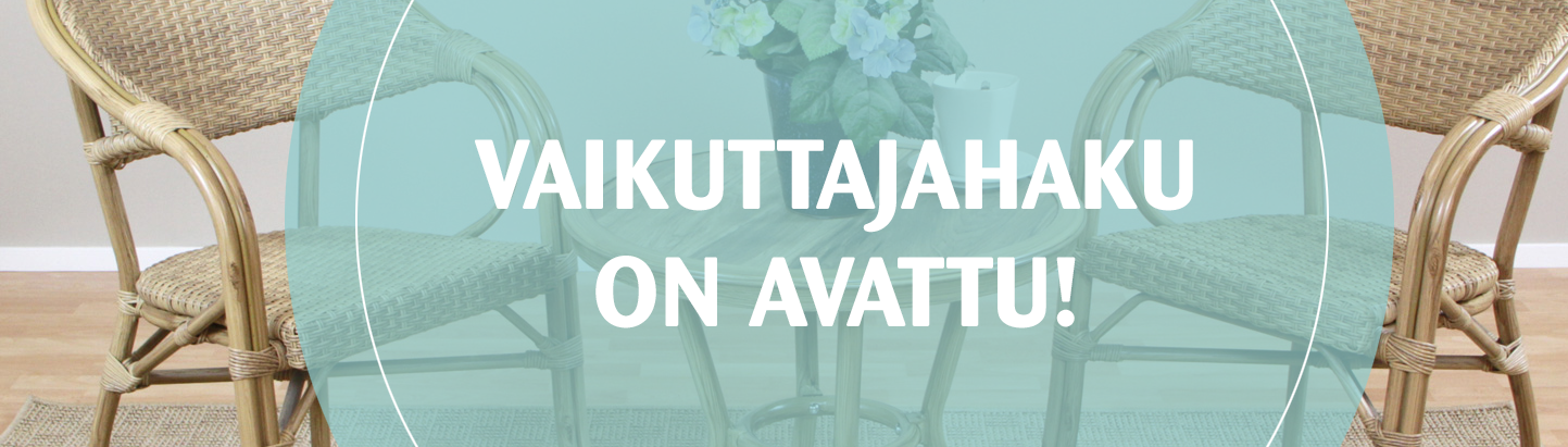 Vaikuttajahaku on auki