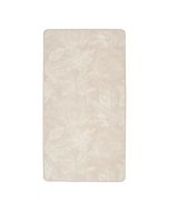 Bella beige kumipohjainen matto jossa hempeä kukkakuosi. paksuus 7 mm