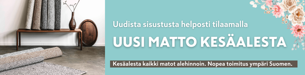 Kesäalesta matot edullisesti